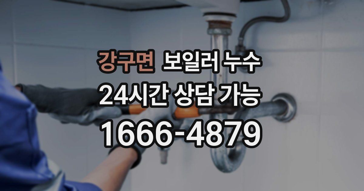 강구면 보일러 누수