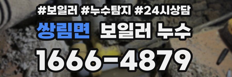 쌍림면 누수탐지