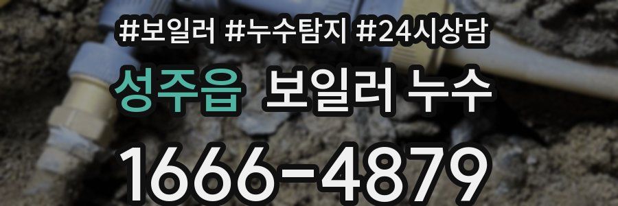 성주읍 누수탐지