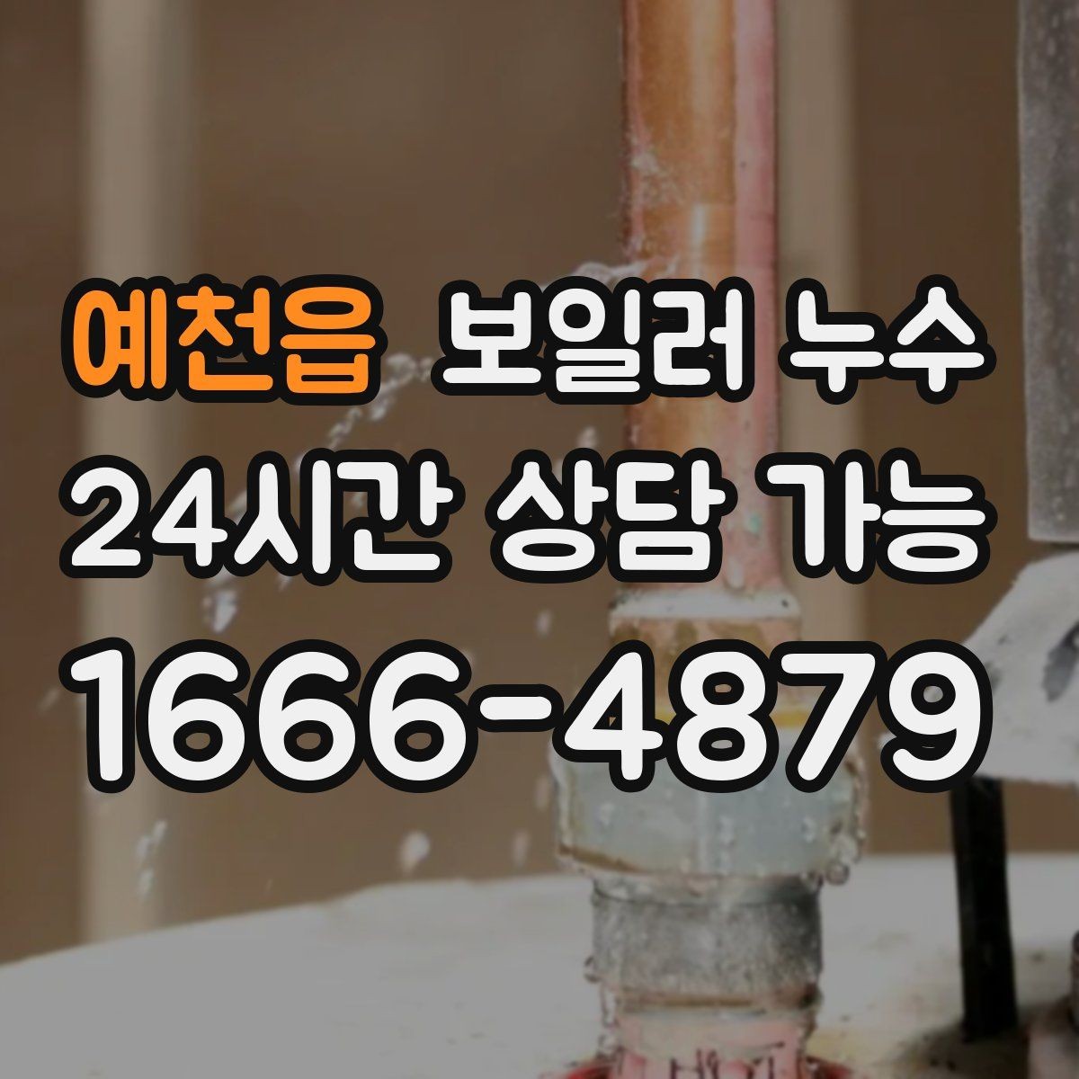 예천읍 보일러 누수 다용도실 바닥이 젖을 때 점검