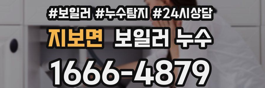 지보면 누수탐지