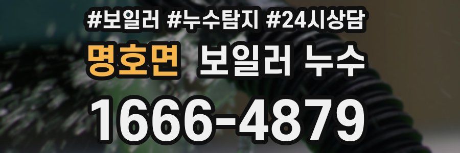 명호면 누수탐지