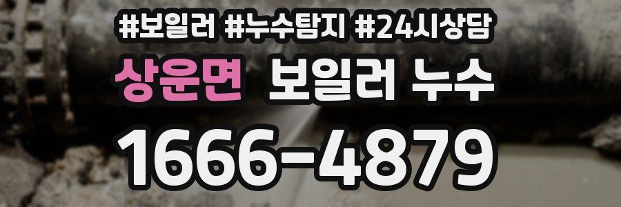 상운면 누수탐지