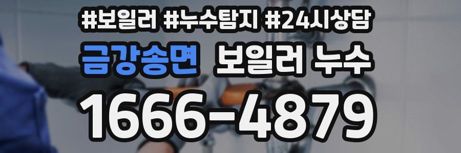 금강송면 누수탐지