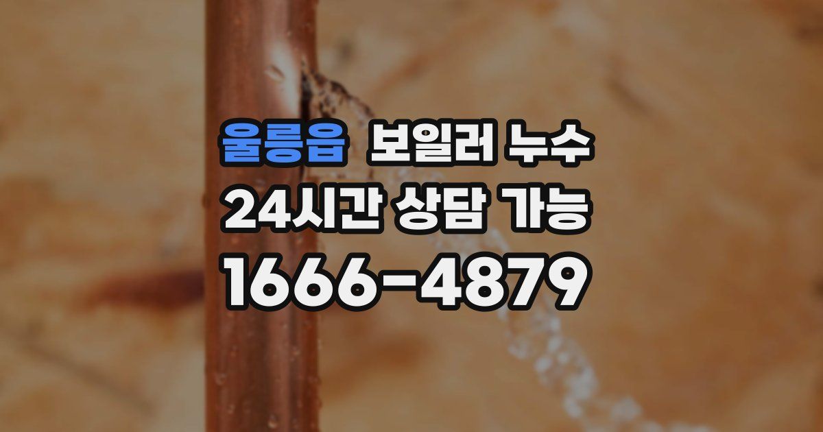 울릉읍 보일러 누수