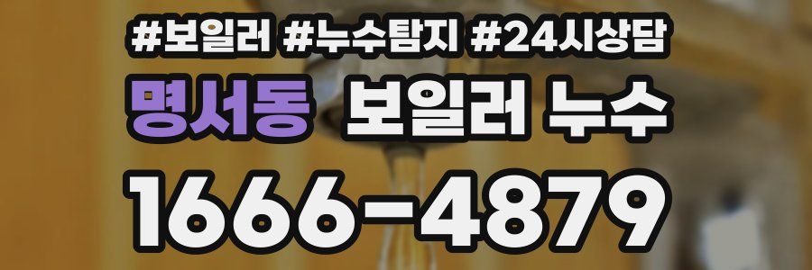 명서동 누수탐지