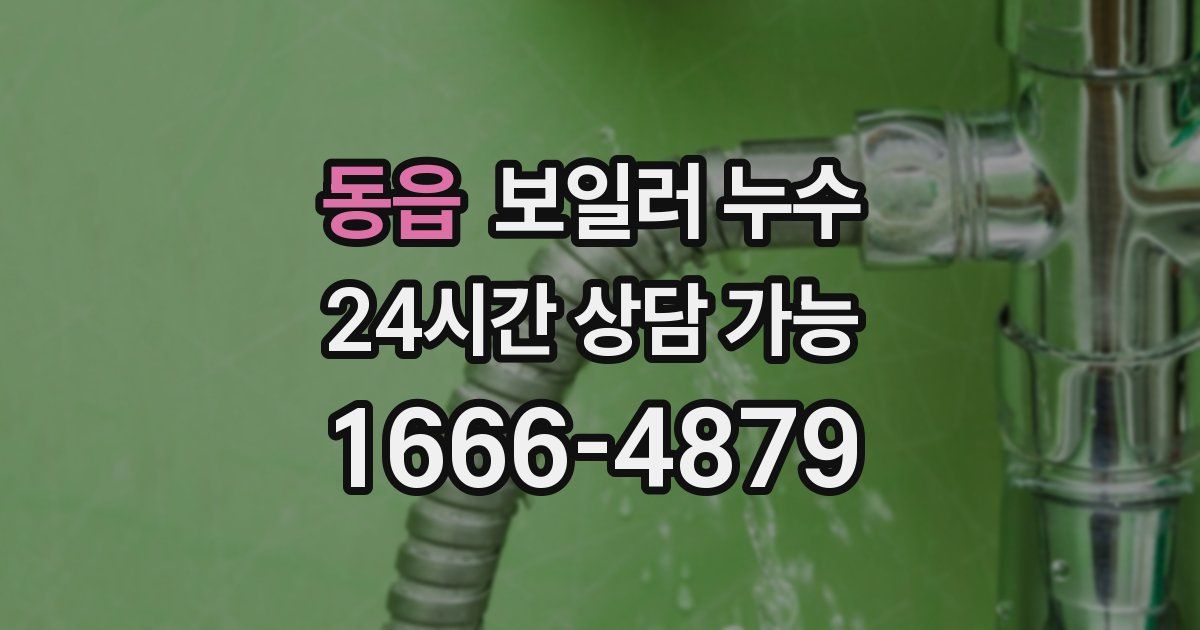 동읍 보일러 누수