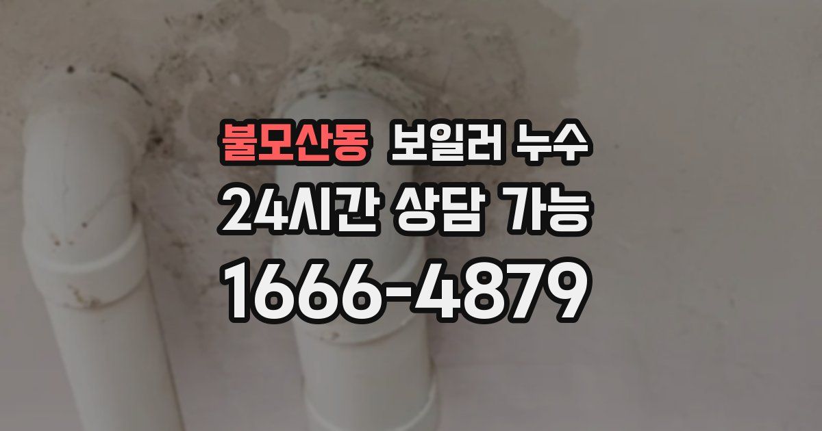 불모산동 보일러 누수