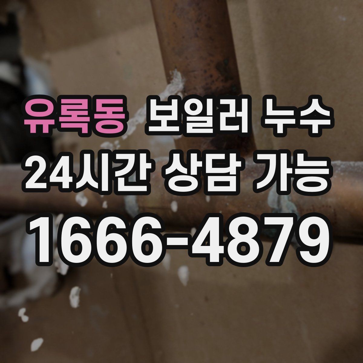 유록동 보일러 누수 장판 아래에서 냄새가 퍼질 때