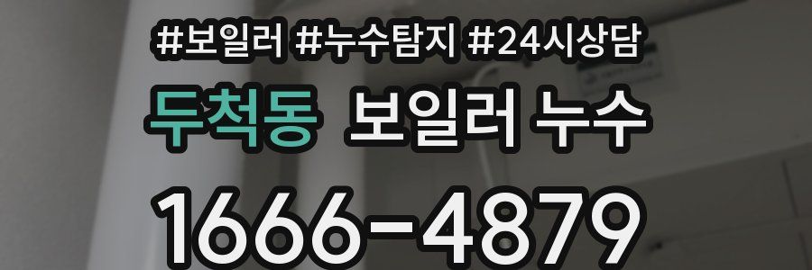 두척동 누수탐지