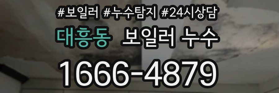 대흥동 누수탐지