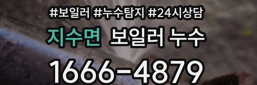 지수면 누수탐지