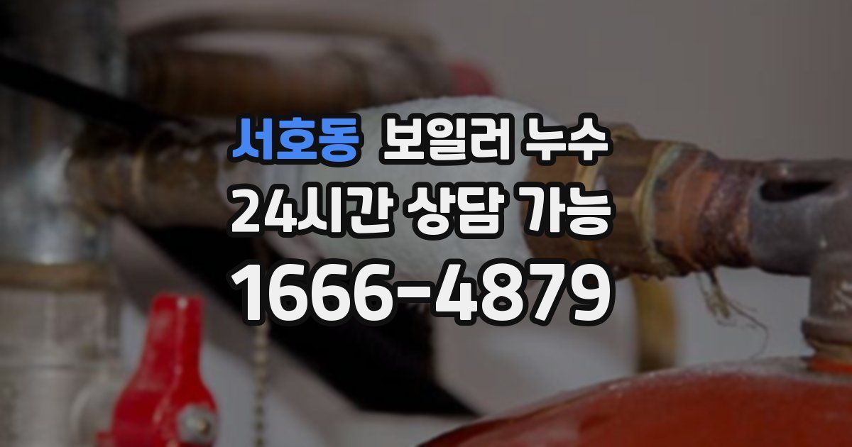 서호동 보일러 누수