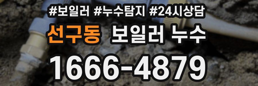 선구동 누수탐지