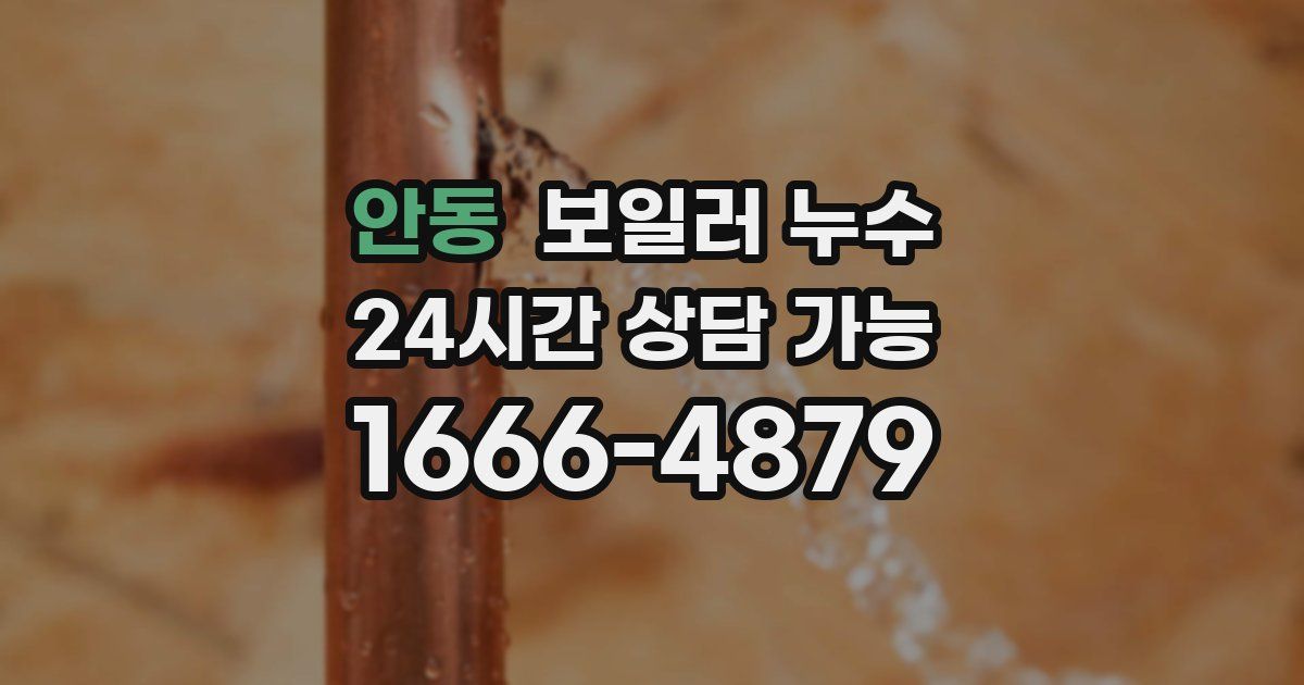 안동 보일러 누수