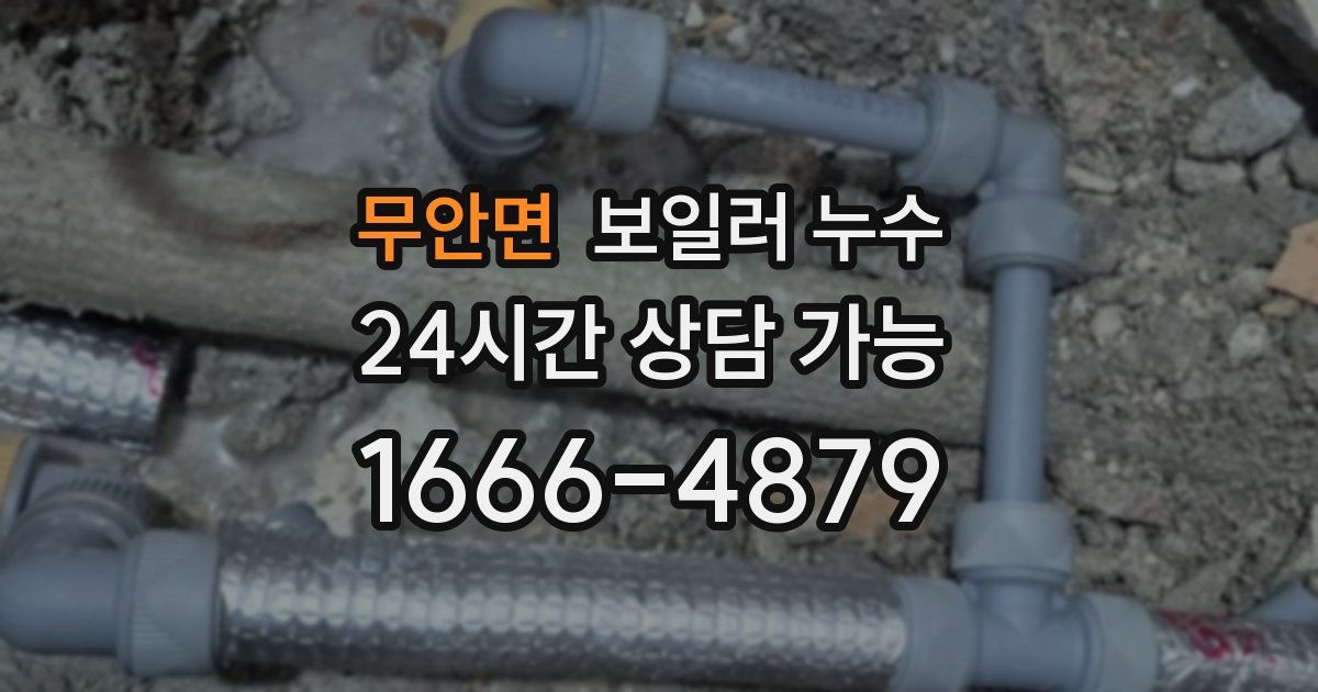 무안면 보일러 누수