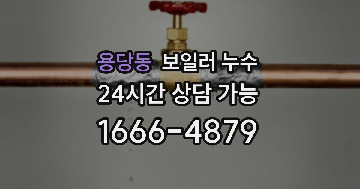 용당동 보일러 누수