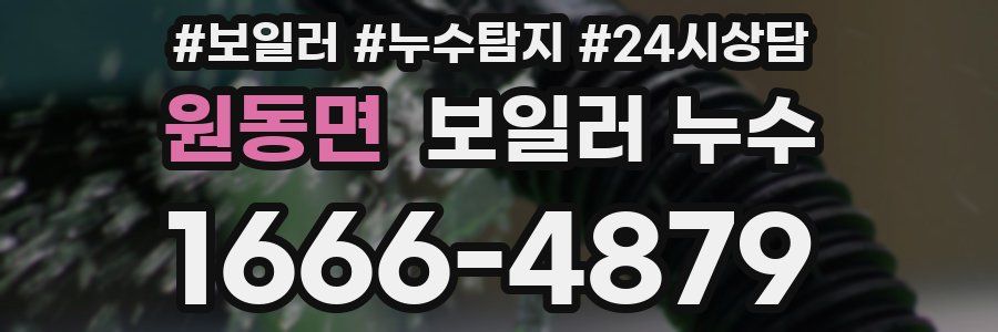 원동면 누수탐지