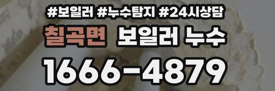 칠곡면 누수탐지