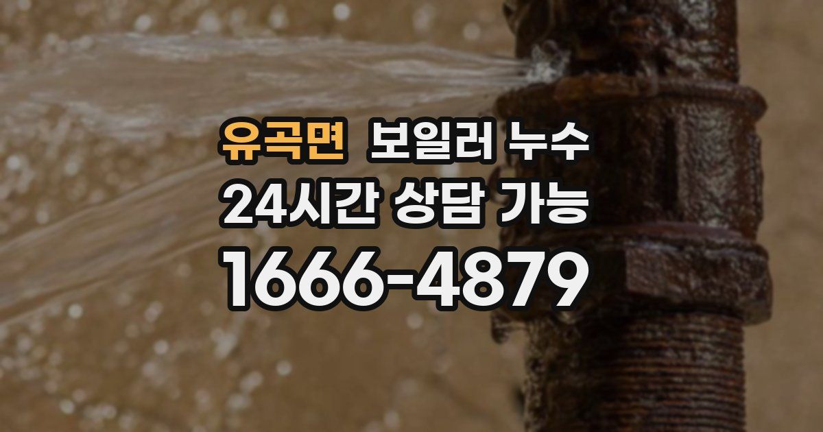 유곡면 보일러 누수