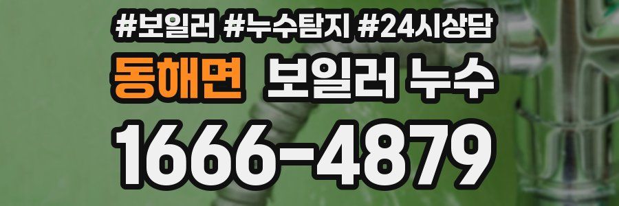 동해면 누수탐지