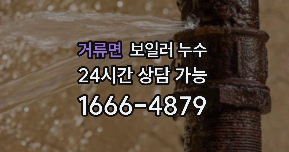 거류면 보일러 누수