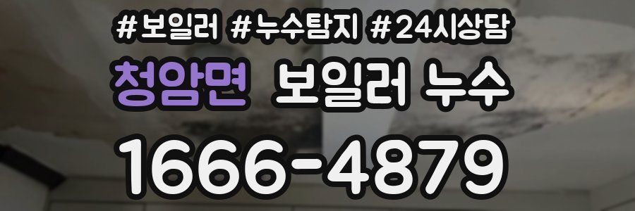 청암면 누수탐지