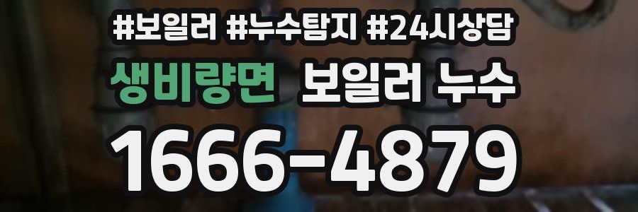 생비량면 누수탐지