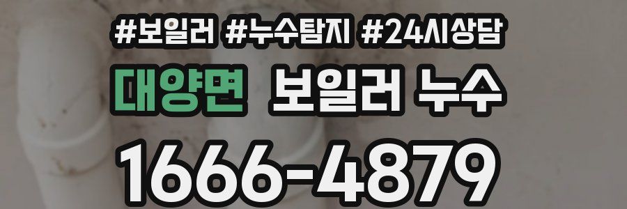 대양면 누수탐지