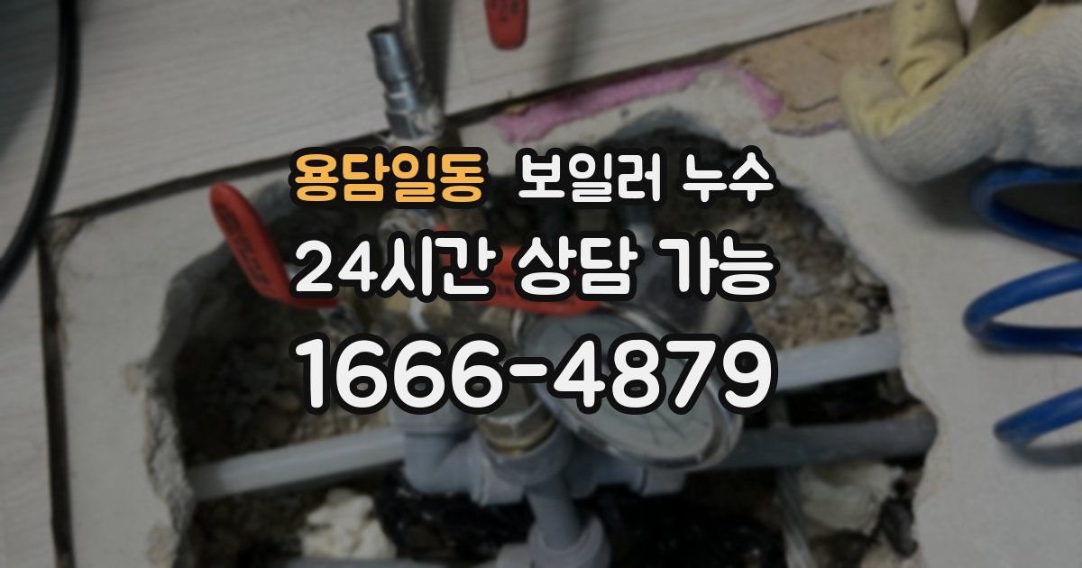 용담일동 보일러 누수