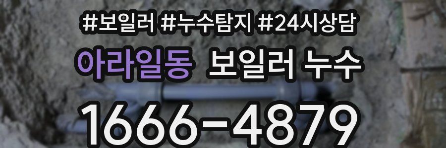 아라일동 누수탐지
