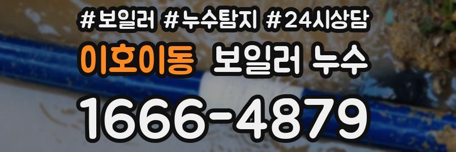 이호이동 누수탐지