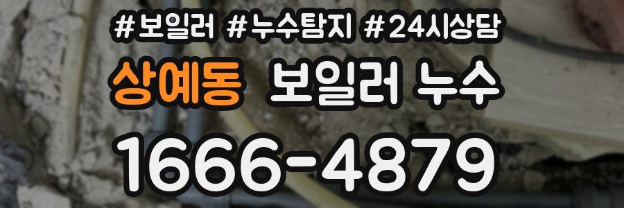 상예동 누수탐지