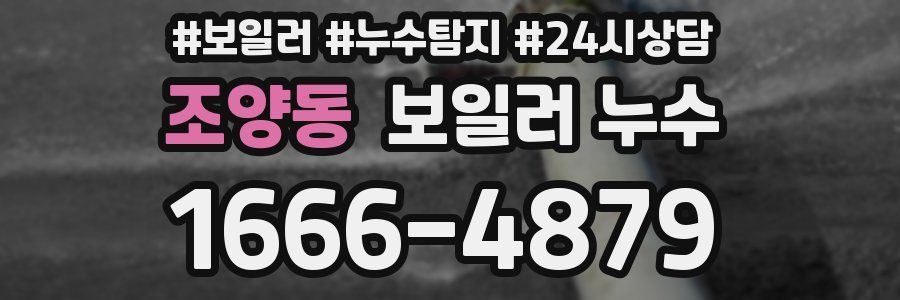 조양동 누수탐지