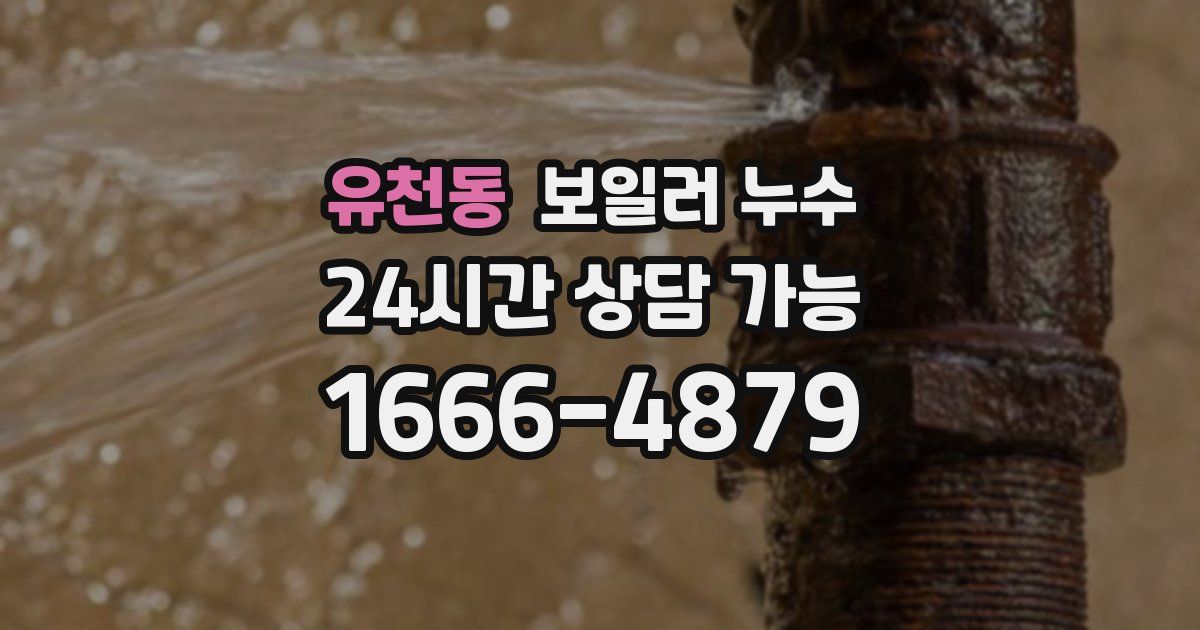 유천동 보일러 누수