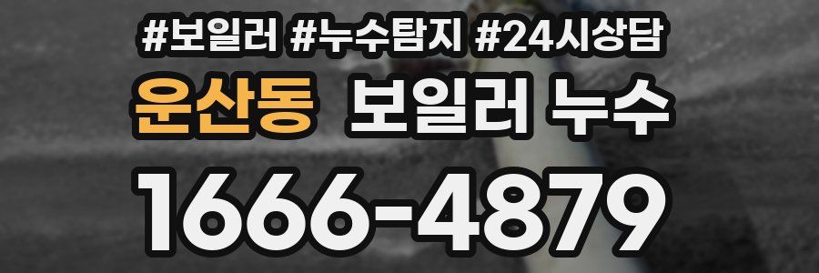 운산동 누수탐지