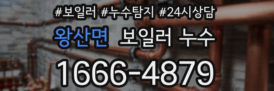 왕산면 누수탐지