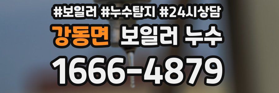 강동면 누수탐지