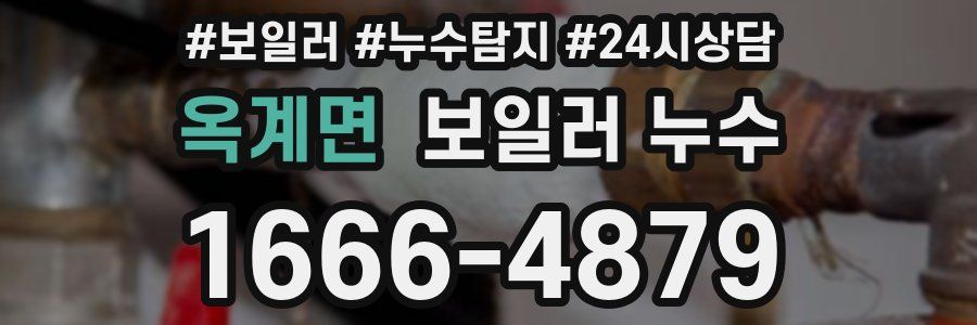 옥계면 누수탐지