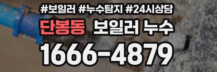 단봉동 누수탐지