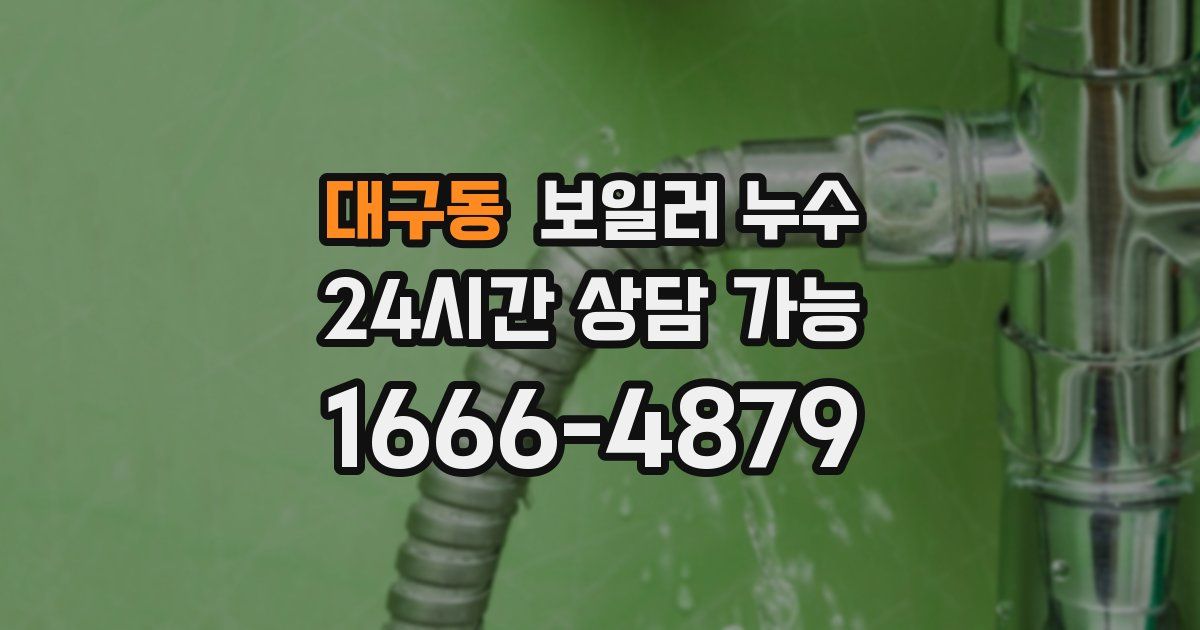 대구동 보일러 누수