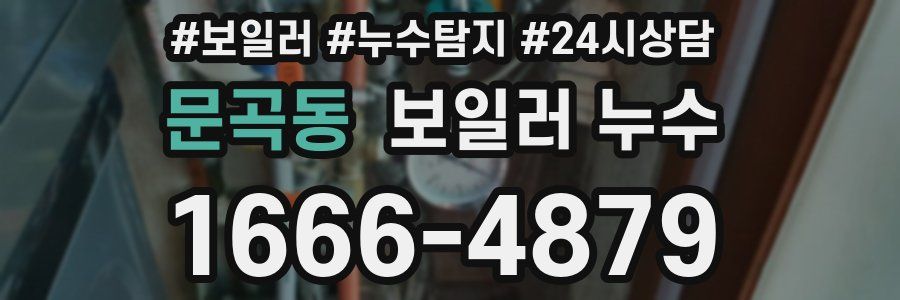 문곡동 누수탐지