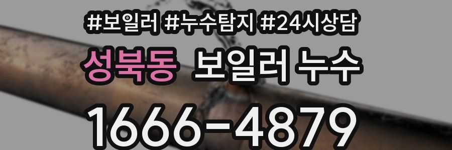 성북동 누수탐지