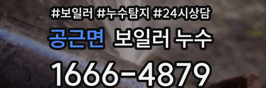 공근면 누수탐지