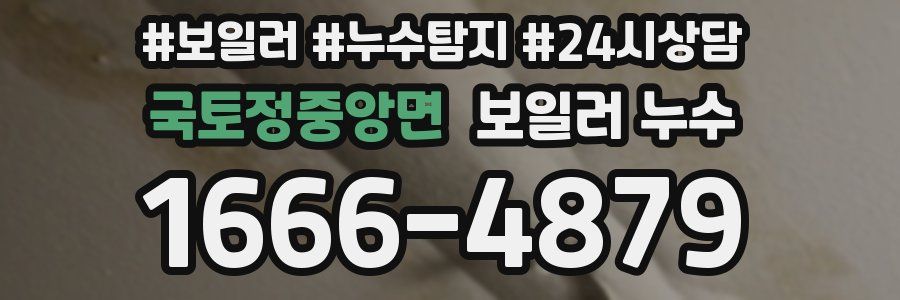 국토정중앙면 누수탐지