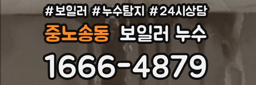 중노송동 누수탐지