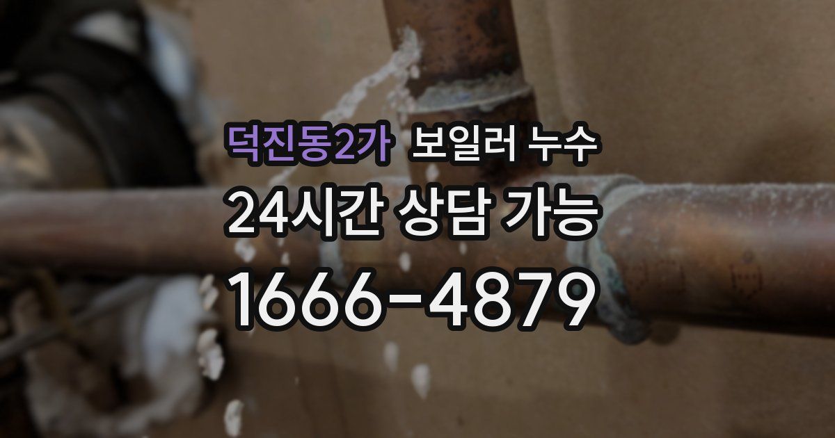 덕진동2가 보일러 누수