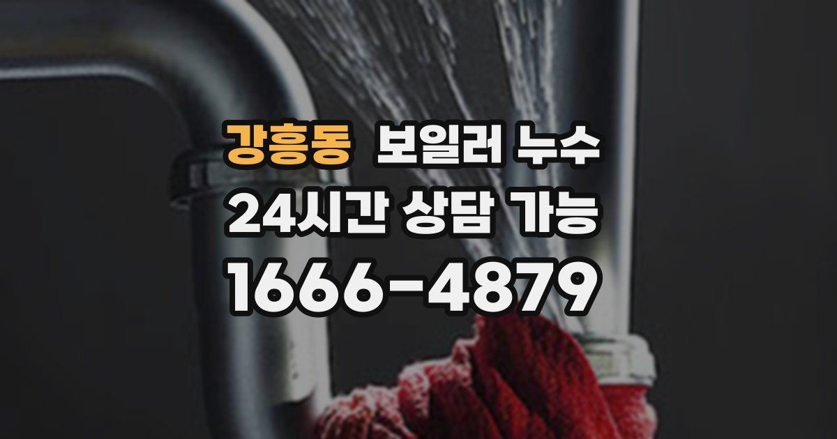 강흥동 보일러 누수