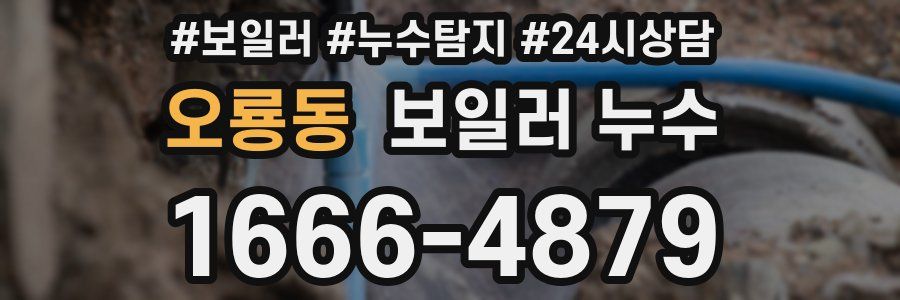 오룡동 누수탐지