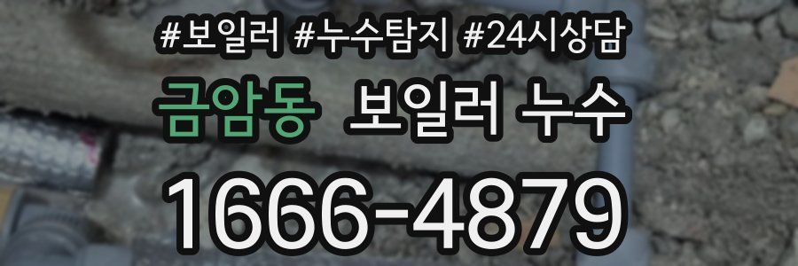 금암동 누수탐지